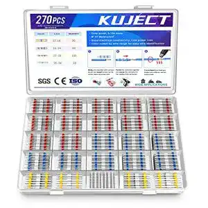 Lötverbinder Kuject 270pcs Wasserdichte Kabelverbinder Set