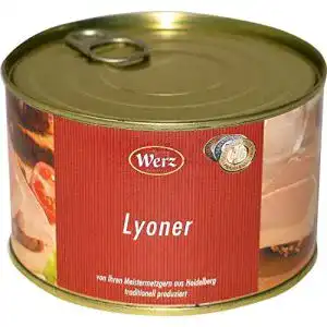 Dosenwurst Werz Hausmacher Lyoner 400g MHD 11/19