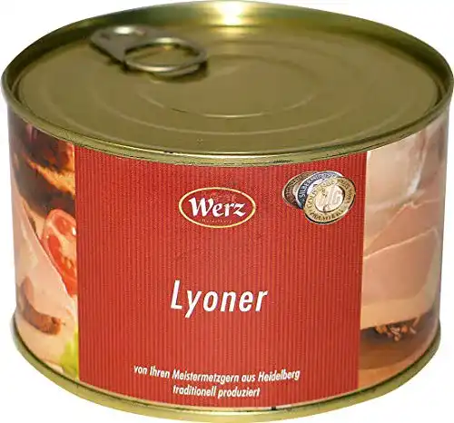 Dosenwurst Werz Hausmacher Lyoner 400g MHD 11/19