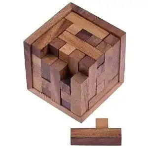 Holzpuzzle LOGOPLAY Packwürfel 125er Cube S – 3D Puzzle