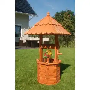 Holzbrunnen Deko-Shop-Hannusch Zierbrunnen, Höhe 1,20 m