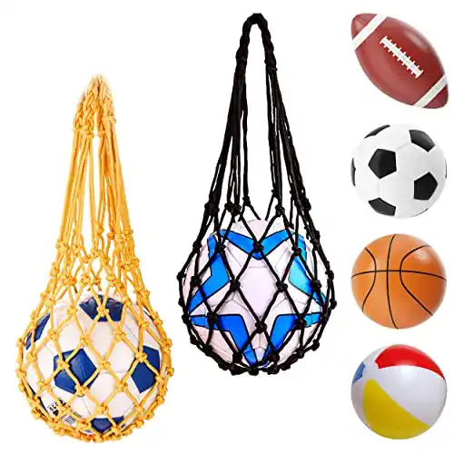 Ballnetz WINSDL 2 Stücke Ball Trage Net , Tragbar
