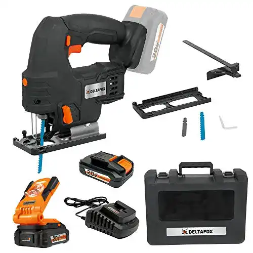 Akku-Stichsäge DELTAFOX 20V Akku Pendelhub Stichsäge