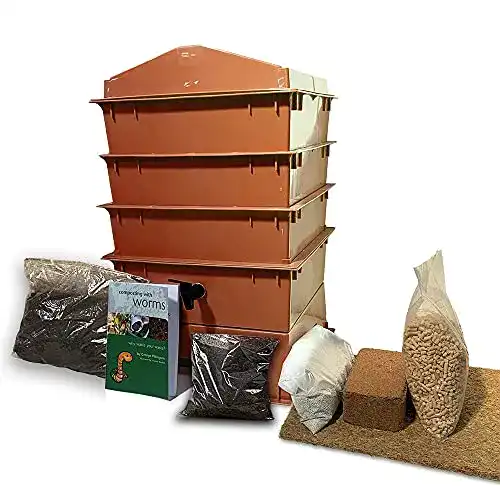 Wurmkomposter Original Organics Deluxe -Set, 3 Ebenen zum Stapeln