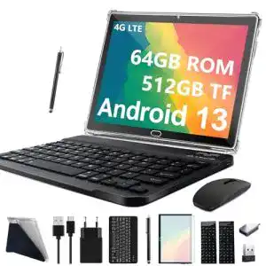 Tablet bis 150 Euro FEONAL Tablet 10 Zoll Android 11, 4G LTE