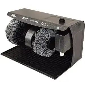 Schuhputzmaschine Syntrox Germany, mit Gummimatte