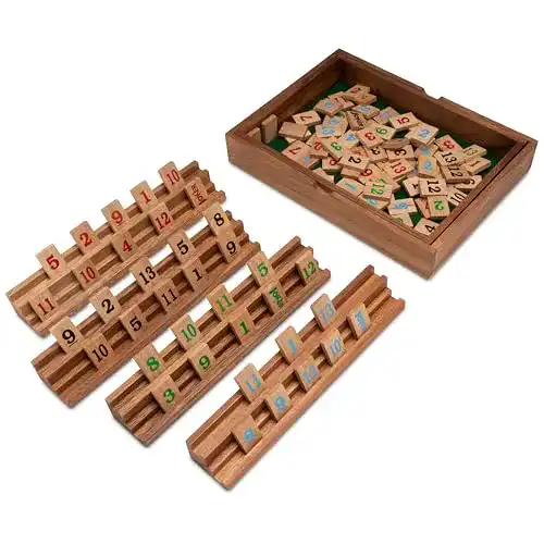 Rummy LOGOPLAY Legespiel mit 108 Spielsteinen