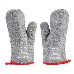 Ofenhandschuhe Backefix mit Silikonüberzug, hitzebeständig