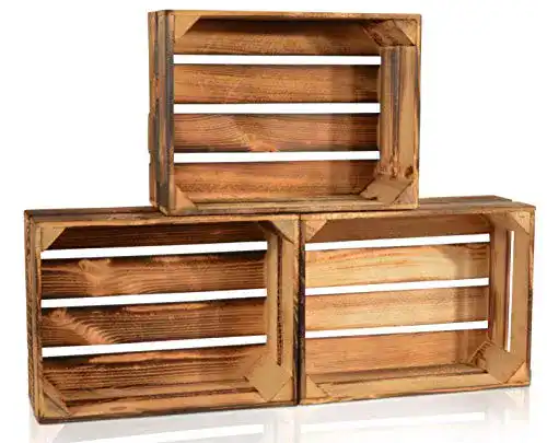 Obstkiste CHICCIE 3 Set Geflammte Kuno 38 x 28 x 15cm