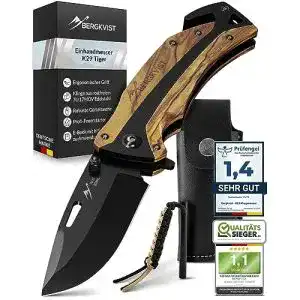 Bergkvist-Messer BERGKVIST ® K29 Tiger Klappmesser 3-in-1