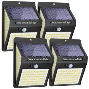 Solarleuchte mit Bewegungsmelder litogo [4 Stück]Solarleuchten