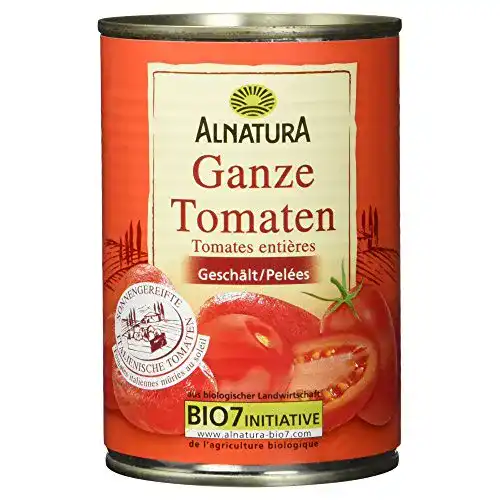 Dosentomaten Alnatura Bio ganze Tomaten, vegan, 12 x 400 g