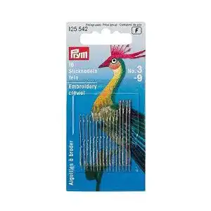 Nähnadel Prym n, Stickwolle, sortiert gold Eye, pack de 16