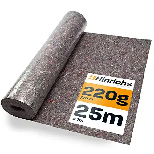 Malervlies Hinrichs 25m – 220g Abdeckvlies, Anti-Rutsch