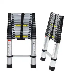 Teleskopleiter 4 Meter Tubiaz 4.4M Alu Teleskopleiter, Mehrstufig