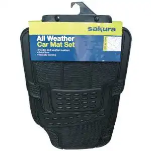 Auto-Fußmatten Sakura Universal Gummi Automattten-Set