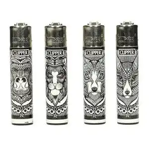 Clipper-Feuerzeug Clipper Classic Tattoo Animals Feuerzeug 5 St.