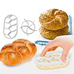 Brotstempel Mankoo Kunststoff Ausstecher 2 Stück Silikon
