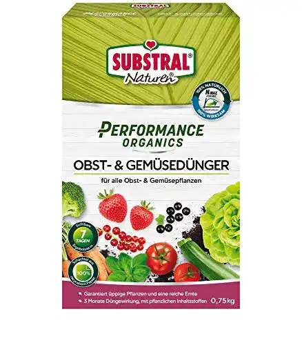 Gemüsedünger Substral Performance Organics Obst Gemüse 750 g