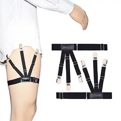 Hemdhalter Yuccer Herren Shirt Stay Hemd Halterung Hemd