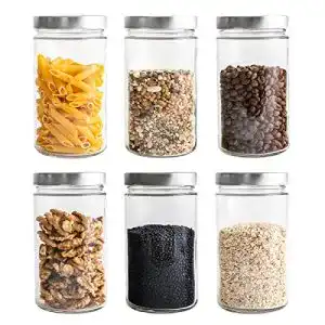 Fermentiergläser PUREGANIC ® mit Schraubdeckel 6x