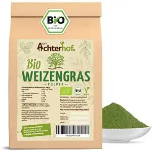 Weizengraspulver vom Achterhof BIO (500g) Weizengras Pulver