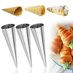 Schillerlockenformen ZDNT 12 Stück Cannoli Form Röhrchen