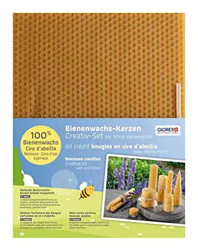 Bienenwachsplatten Glorex 6 8605 155 Bienenwachswaben im Set