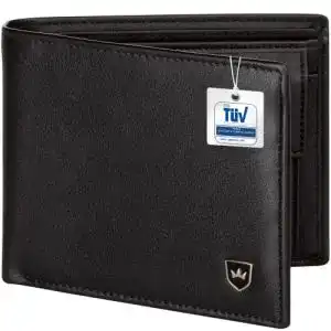 Geldbörse Herren Kronenschein ® Leder mit RFID Schutz Echtleder
