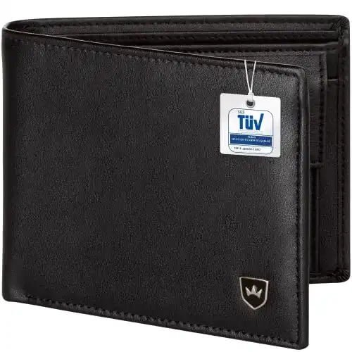 Geldbörse Herren Kronenschein ® Leder mit RFID Schutz Echtleder