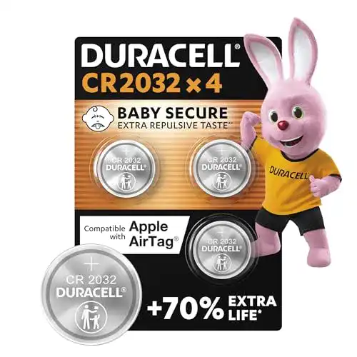 Knopfzelle Duracell Specialty 2032 Lithium- 3 V, 4er-Packung