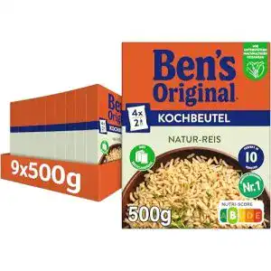 Vollkornreis BEN’S ORIGINAL Ben’s Original Natur Reis, 9 x 500g