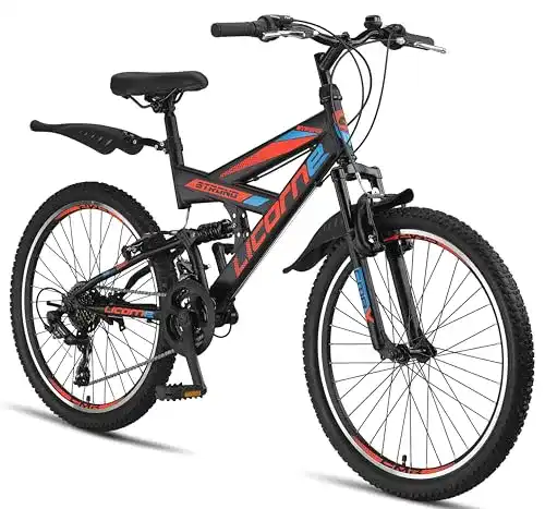Jungenfahrrad (24 Zoll) Licorne Bike Strong V Premium