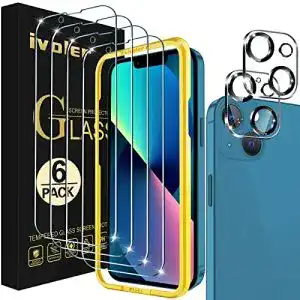 iPhone-13-Panzerglas ivoler 4 Stück, 9H Härte, Anti-Kratzen