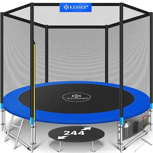 Trampolin 244 cm KESSER ® TÜV SÜD GS Zertifiziert