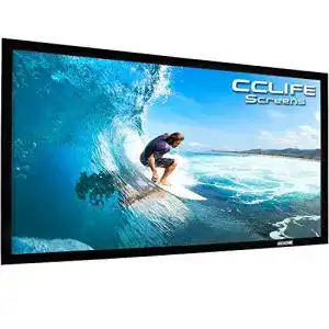 Rahmenleinwand CCLIFE Beamer Leinwand 16:9 100/120/150 Zoll