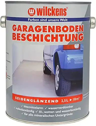 Garagenbodenbeschichtung Wilckens 11671100080, RAL 7001 2,5 L