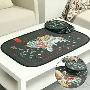 Puzzlebrett HXMARS Faltbar, groß, tragbar 1000-Teile-Puzzlematte