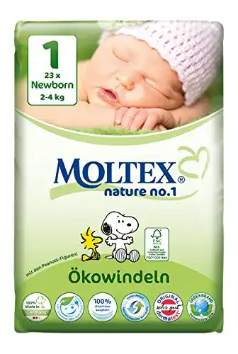 Windeln Größe 1 Moltex Nature No. 1 Ökowindeln, Größe 1, 23 St.
