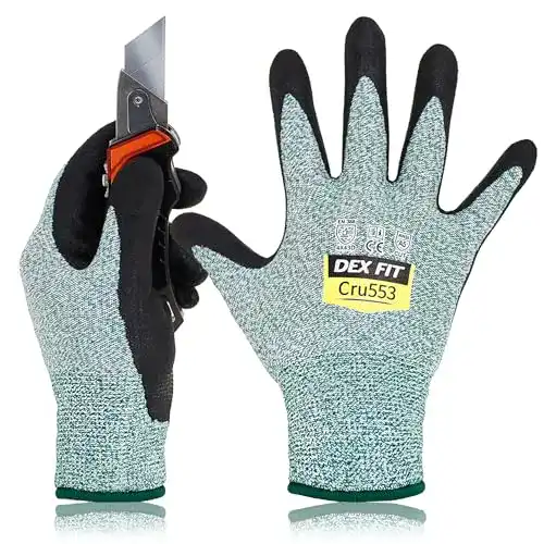 Stichfeste Handschuhe DEX FIT Level 5 Cut, Cru553, 3D Komfort