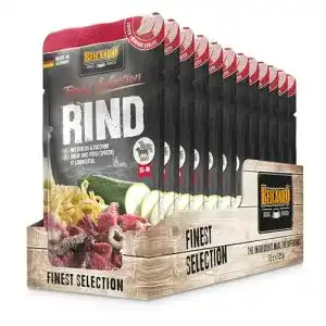 Belcando-Hundefutter Belcando Frischebeutel 12x125g Rind