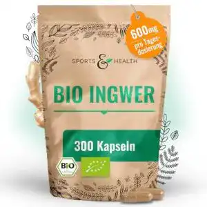 Ingwer-Kapseln CDF Sports & Health Solutions, 250 Kapseln