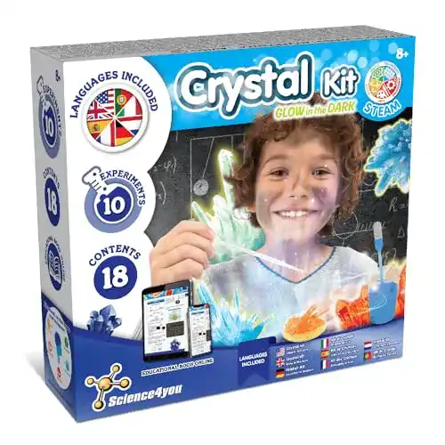 Kristalle züchten Science4you, Kristalle Selbst Zuchten +8 Jahre