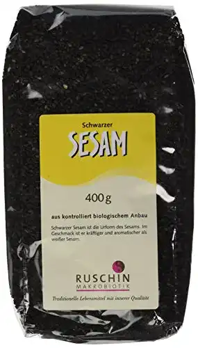 Schwarzer Sesam Ruschin, 1er Pack (1 x 400 g)