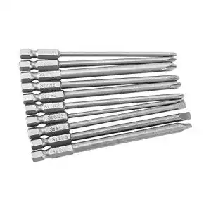 Lange Bits Hilitand 10 stücke Phillips Und Flachkopf Bits Set S2