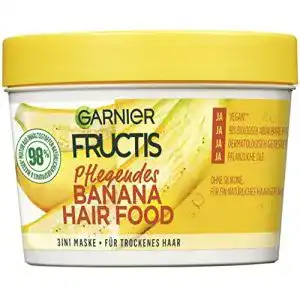 Garnier-Haarkur Garnier Haarmaske, Pflegendes Banana Hair Food