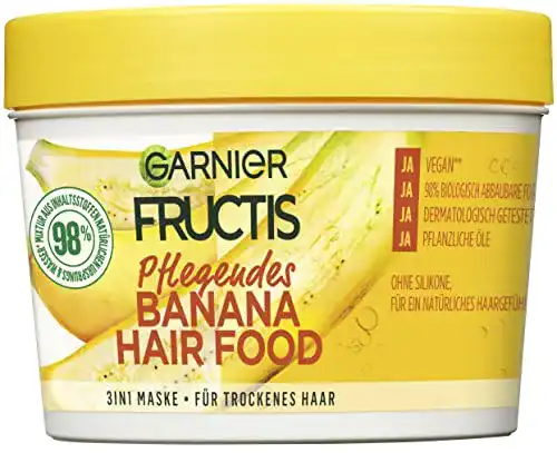 Garnier-Haarkur Garnier Haarmaske, Pflegendes Banana Hair Food