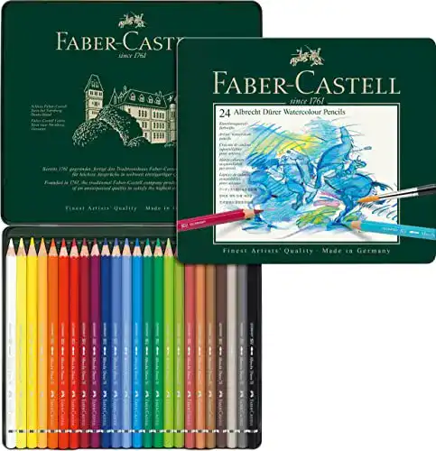 Aquarellstifte Faber-Castell 117524 – Albrecht Dürer, 24er Metalletui