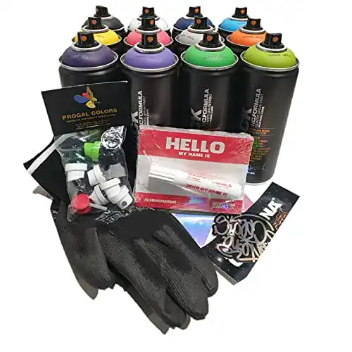Montana-Spraydosen PROGAL COLORS Montana Cans Black 400ml