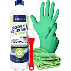 Kaminglasreiniger WoldoClean Grillreiniger 500ml Gel – mit Pinsel
